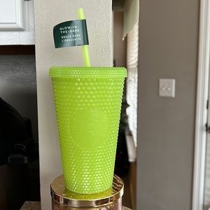 Starbucks 2022 Lemongrass Glow In The Dark 16oz Tumbler